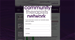 Desktop Screenshot of communitytherapy.org.uk